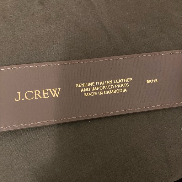 Brand New J Crew women’s green suede belt - Picture 4 of 9